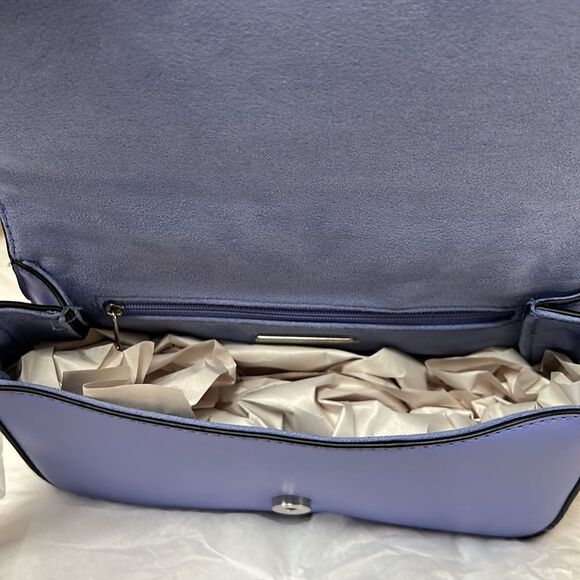 NWT Steve Madden (Ginevra) Lock/Satchel Crossbody - Purple - Picture 10 of 12